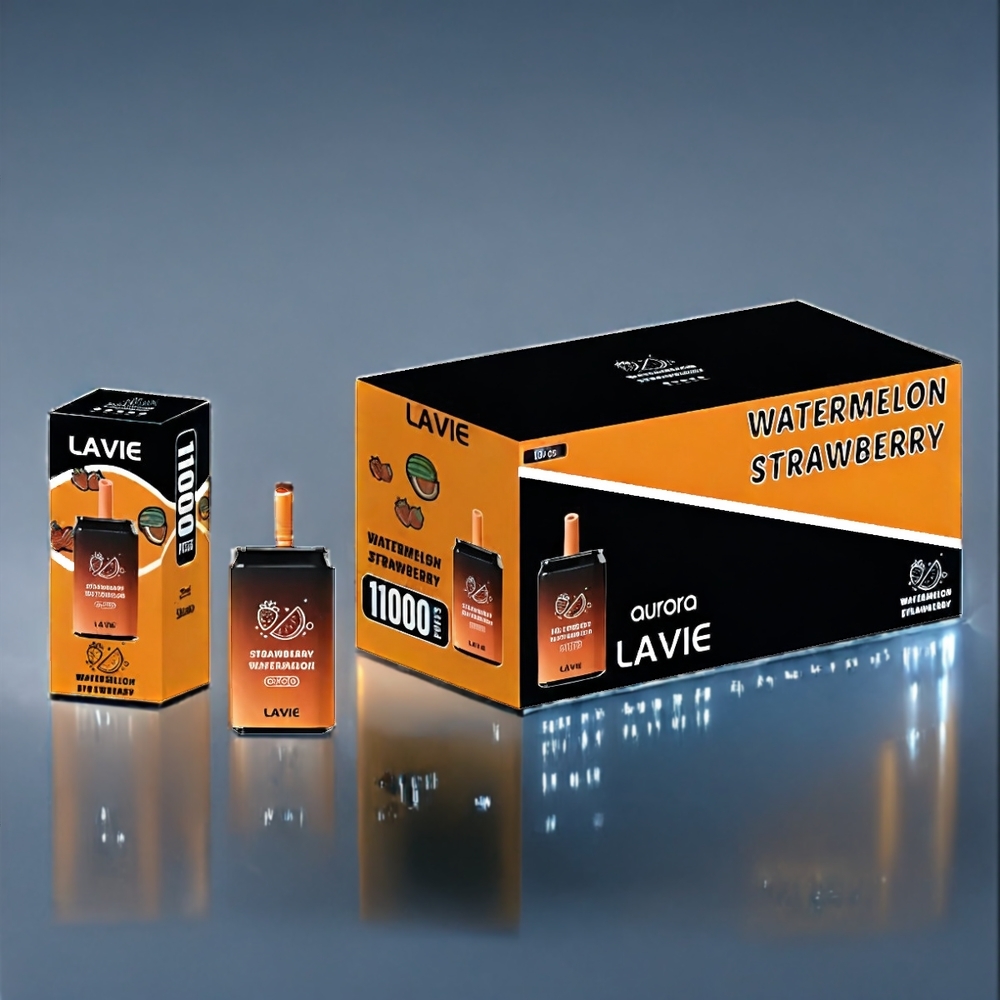 LAVIE Aurora 11000 Puffs Dansk engros - Jordbær Vandmelon (0%, 2%, 5% Nikotin, 22ML, Type C)