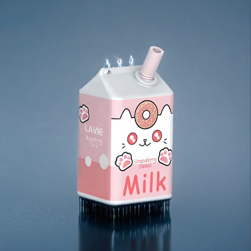 LAVIE Milk 7000 Puffs Dansk engros - Jordbær Donut (0%, 2%, 5% Nikotin, 16ML, Type C)