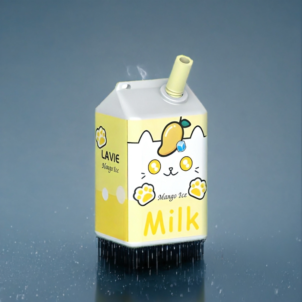 LAVIE Milk 7000 Puffs Dansk engros - Mango Is (0%, 2%, 5% Nikotin, 16ML, Type C)