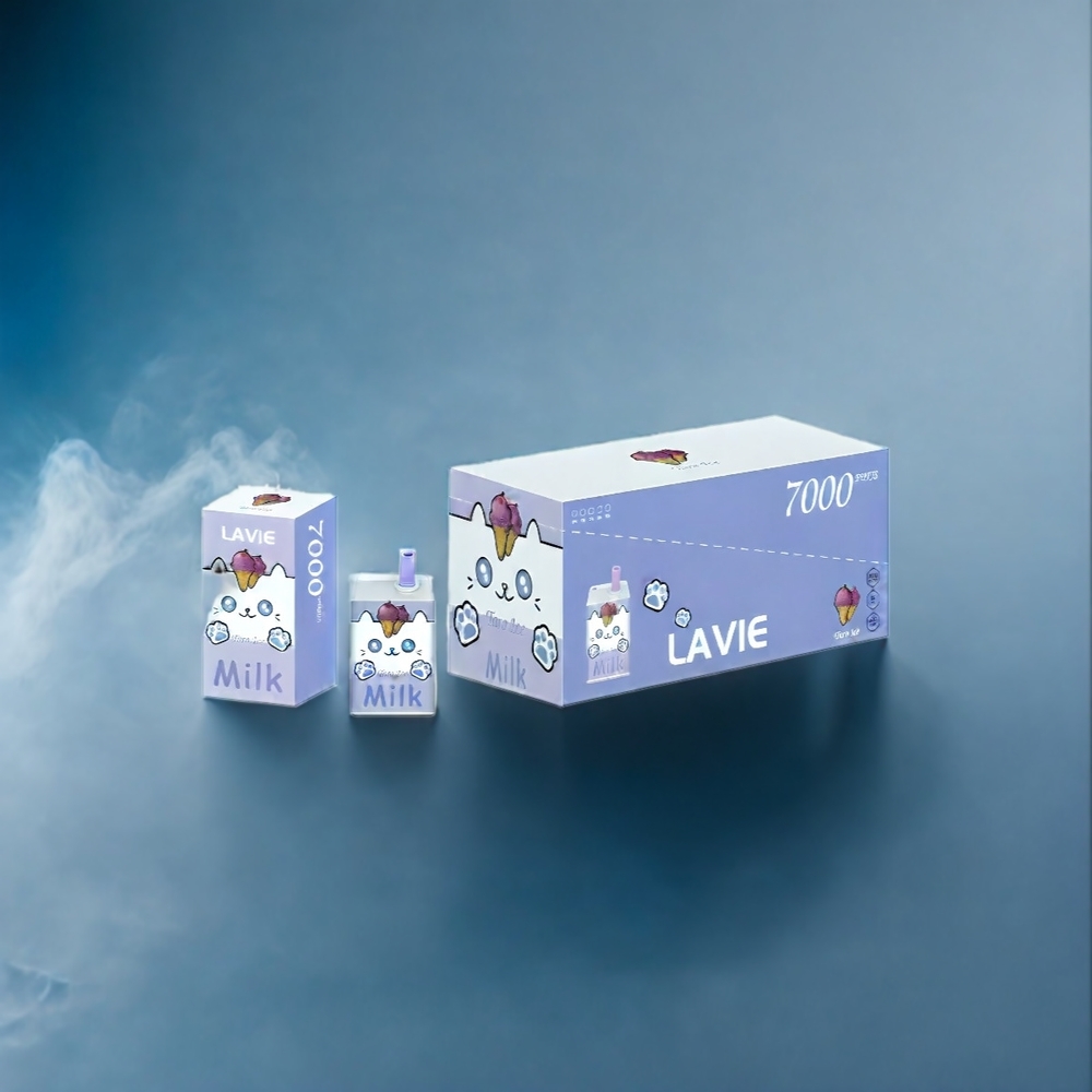 LAVIE Milk 7000 Puffs Dansk engros - Taro Is - 16ML - 5% Nikotin