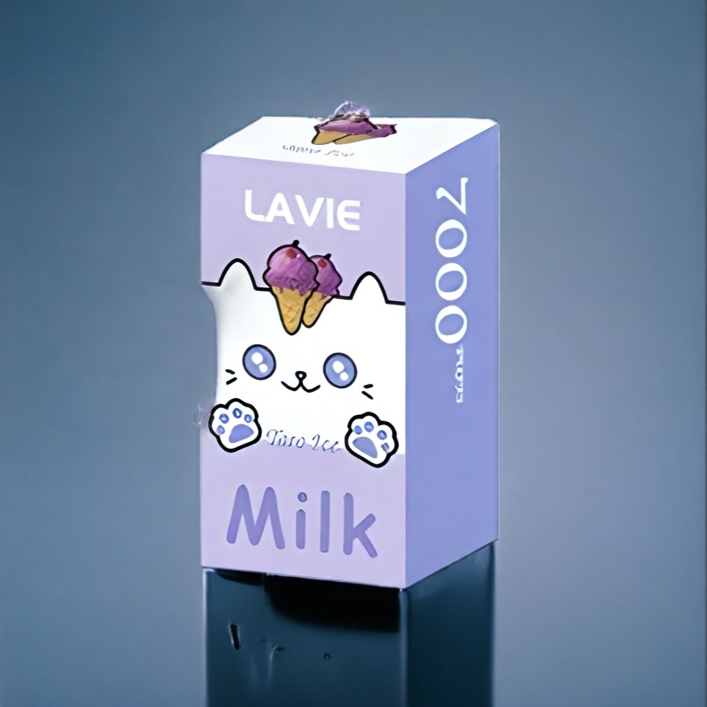 LAVIE Milk 7000 Puffs Dansk engros med 16ML e-væske og Type C opladning