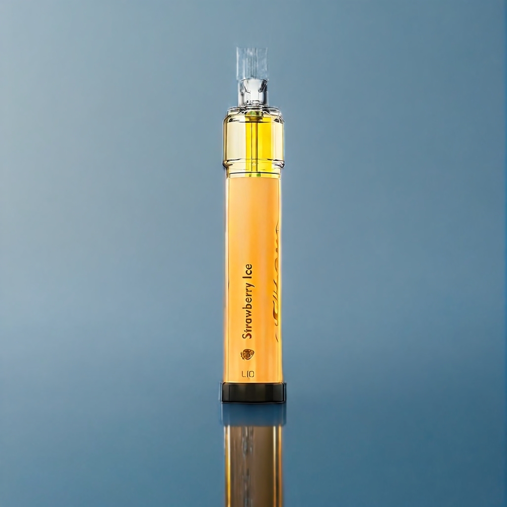 LIO Bee Lit 2500 Puffs Engangs Vape Dansk Engros - Jordbær Is (Ø22.5mm, 1300mAh, 6.0ml)