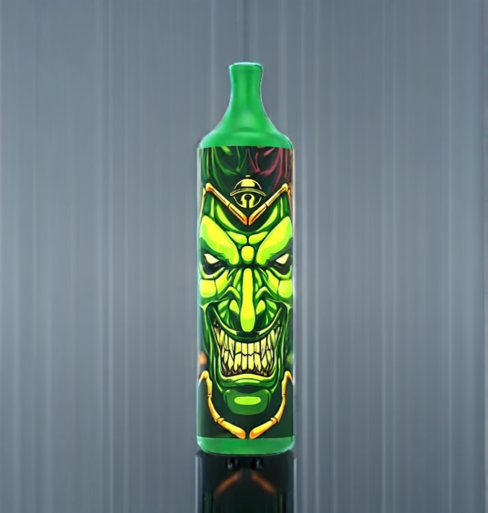 LIO Boom 3500 Puffs Engangs Vape Dansk Engros - Jordbær Kiwi (100mm, 1400mAh, 10ml)