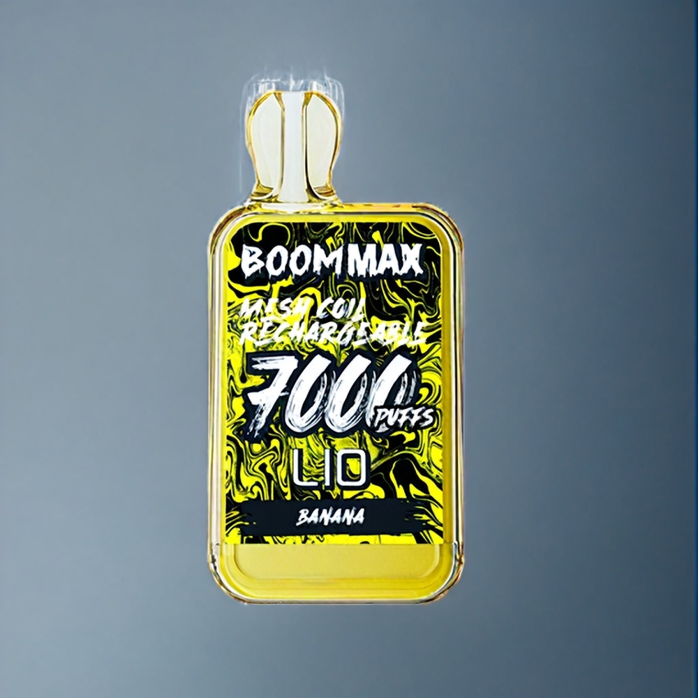 LIO BOOM MAX 7000 Puffs Engangs Vape Dansk Engros - Banan, 15ml E-væske, 650mAh Battery, Type-C Opladning