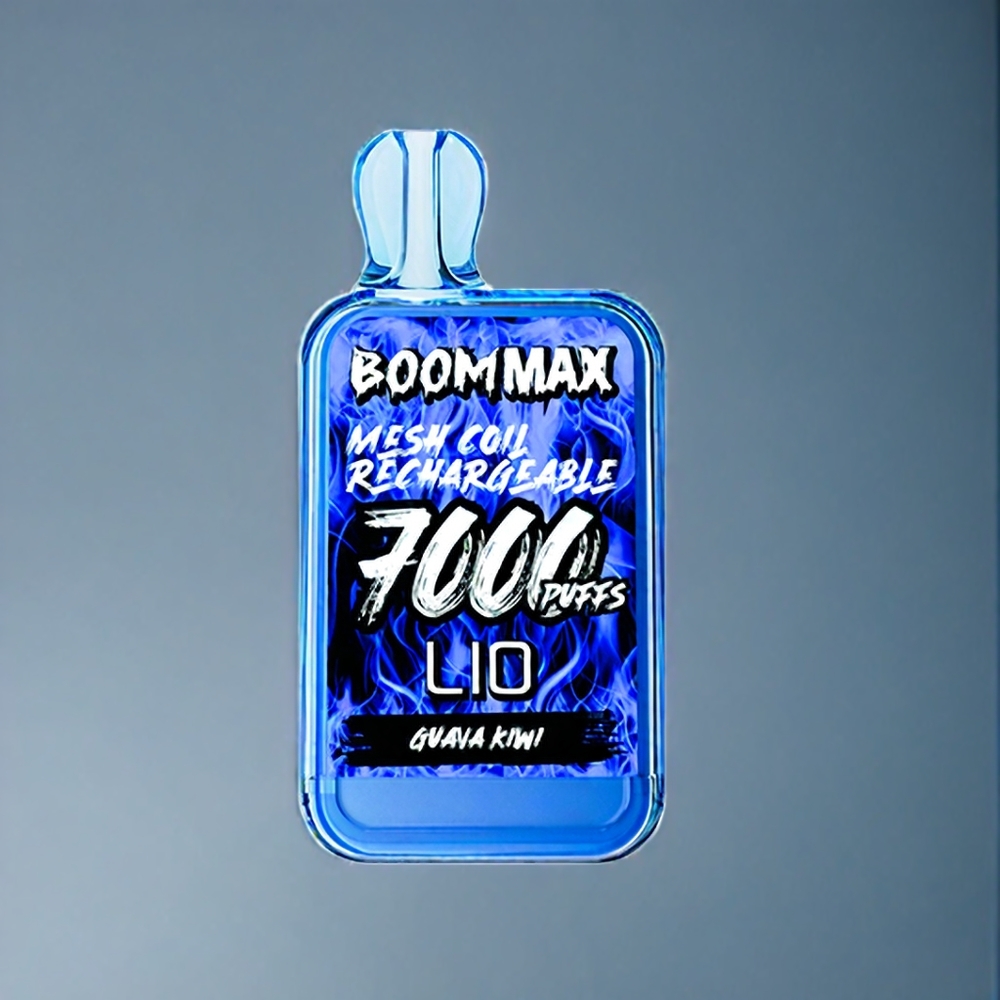 LIO BOOM MAX 7000 Puffs Engangs Vape Dansk Engros - Guava Kiwi, 15ml, 650mAh, Type-C