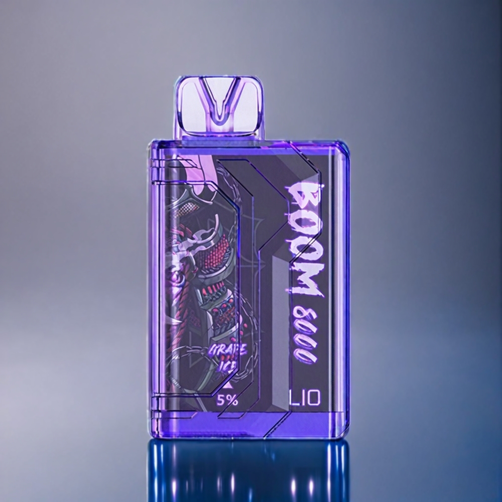 LIO BOOM PRO 8000 Puffs Dansk Engros Engangs vape med Vineis og Type-C Opladning