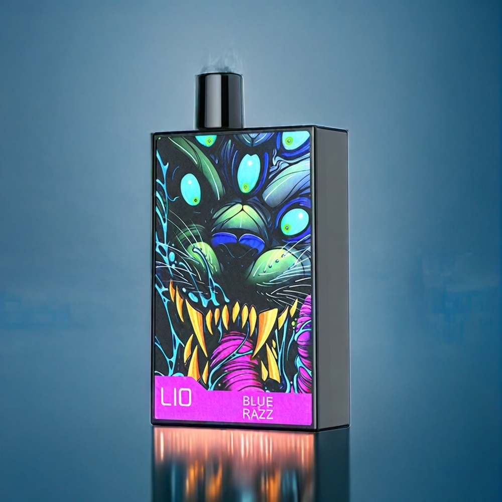 LIO CAPO 4500 Puffs Engangs E-cigaret Dansk Engros - Blå Hindbær (600mAh, Type-C, 12ml)