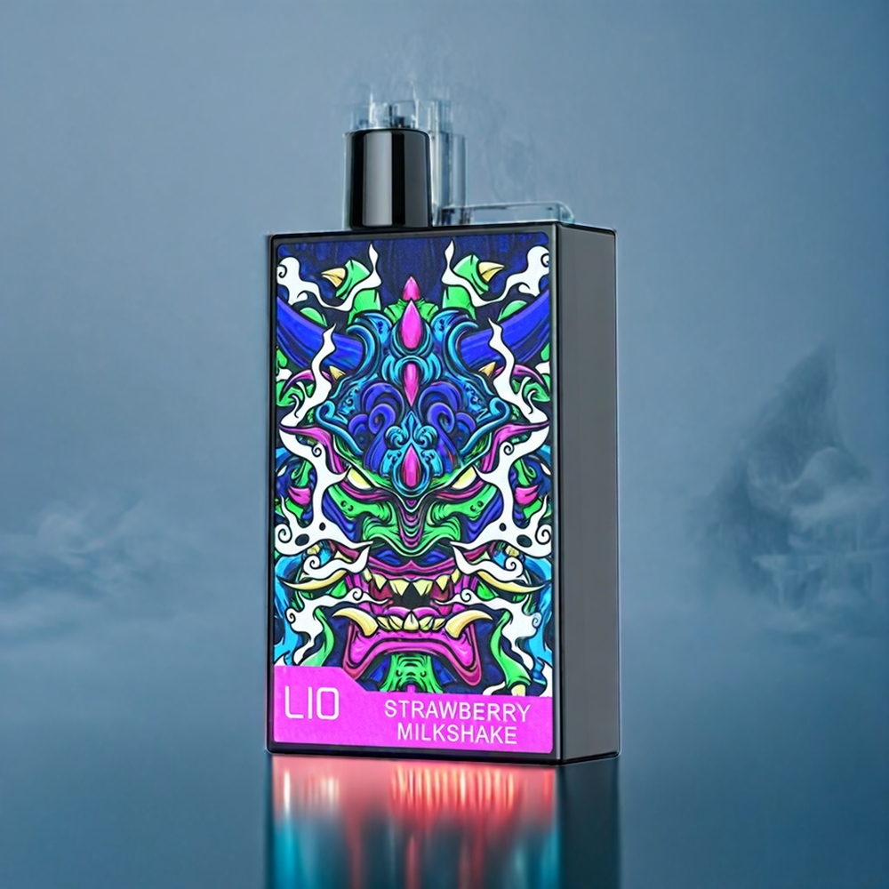 LIO CAPO 4500 Puffs Engangs Vape Dansk Engros - Jordbær Milkshake - 12ml / 600mAh