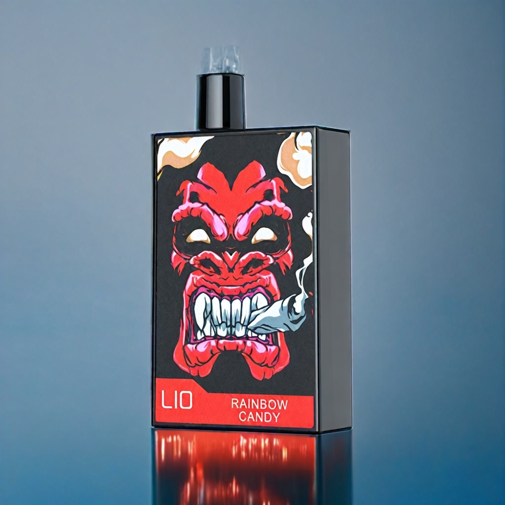 LIO CAPO 4500 Puffs Engangs Vape Dansk Engros - Regnbue Slik (12ml, 600mAh, Type-C)