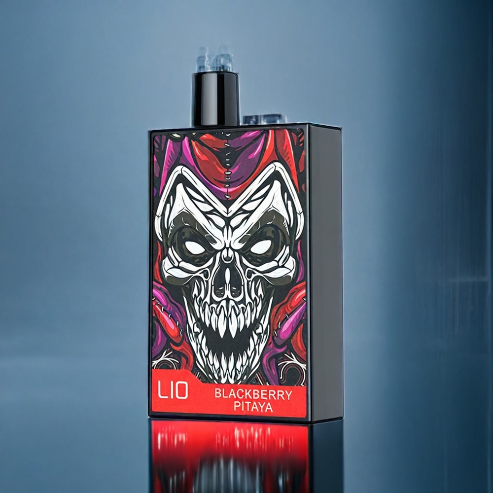 LIO CAPO 4500 Puffs Engangs Vape Dansk Engros - Sortbær Pitaya (12ml, 600mAh)
