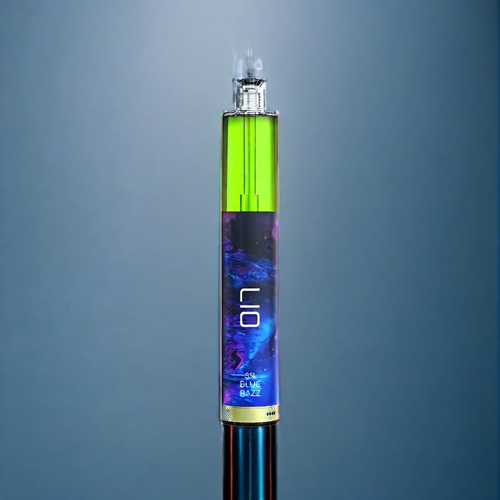 LIO Max Mesh 3000 Puffs Engangs Vape Dansk Engros - Blå Hindbær (1000mAh, 10 mL, Mesh 0.60 Ohm)