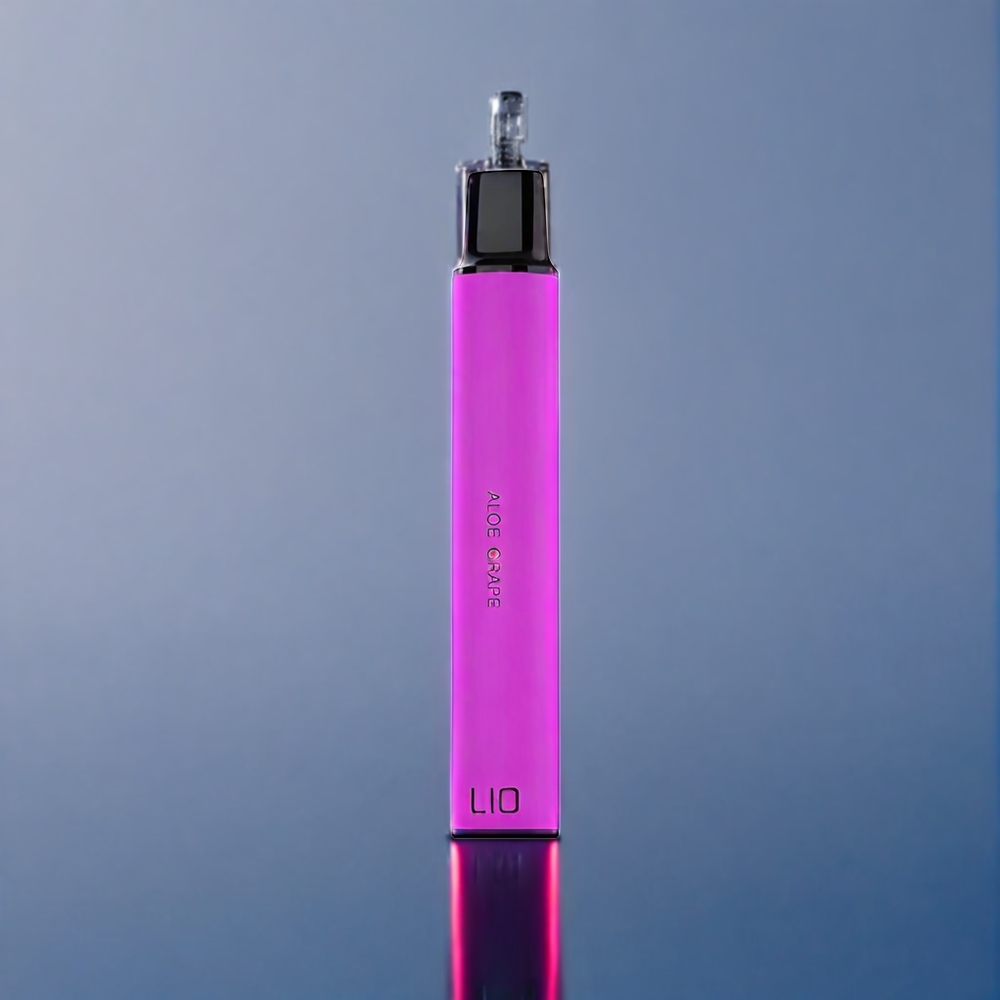 LIO Mini 600 Puffs Dansk Engros Engangs vape Aloe Grape (20mg, 2ml, 400mAh)