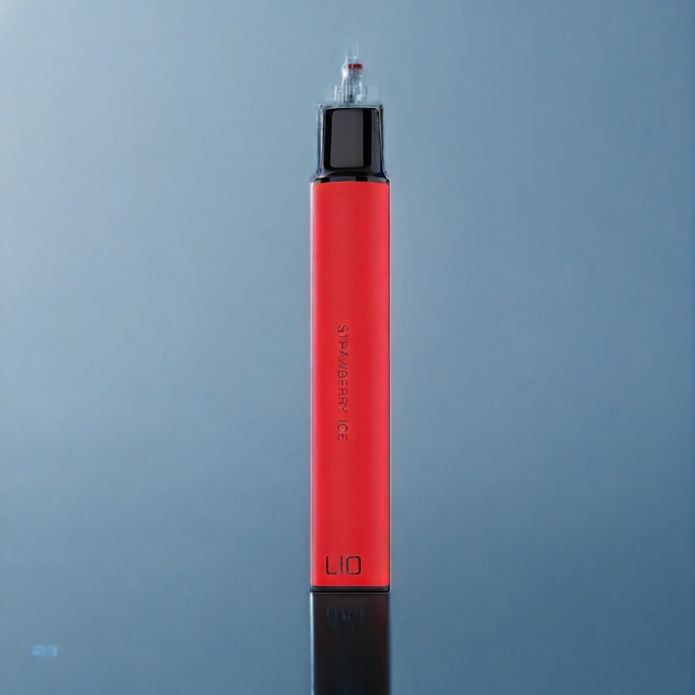 LIO Mini 600 Puffs Engangs E-cigaret Dansk Engros - Jordbær Is