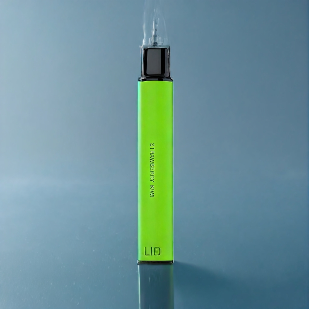 LIO Mini 600 Puffs Engangs Vape Dansk Engros - Jordbær Kiwi (Ø14mm, 1 Ohm NI80, 20mg)