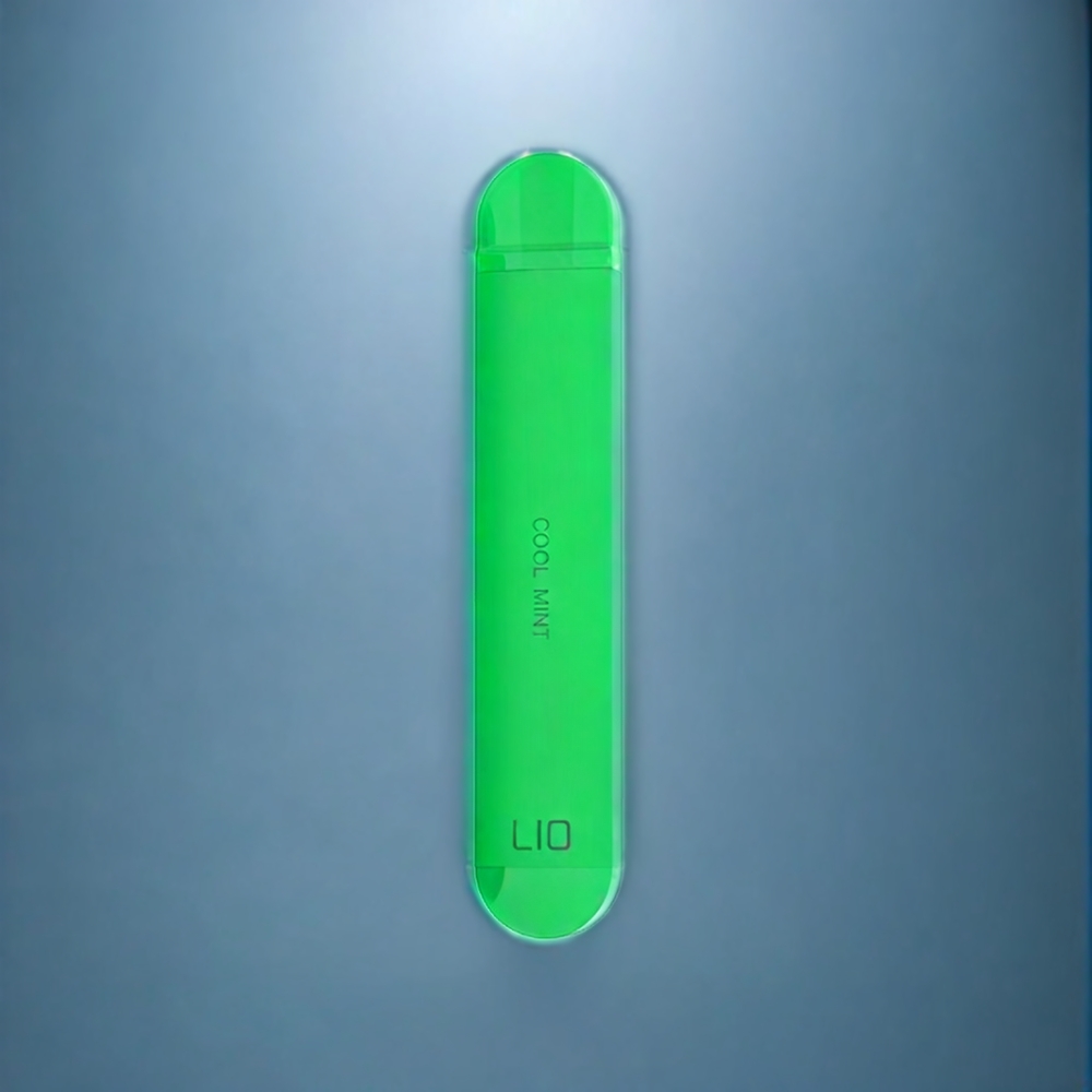 LIO NANO X 600 Puffs Engangs E-damp Dansk Engros - Kølig Mynte (Aluminiumlegering, 500mAh, 2ML)