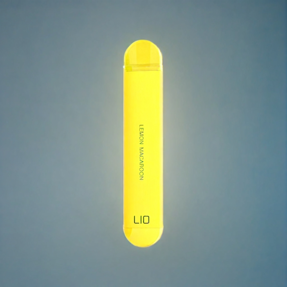 LIO NANO X 600 Puffs Engangs Vape Dansk Engros Citron Macaron - 500mAh, 2ML, 20mg