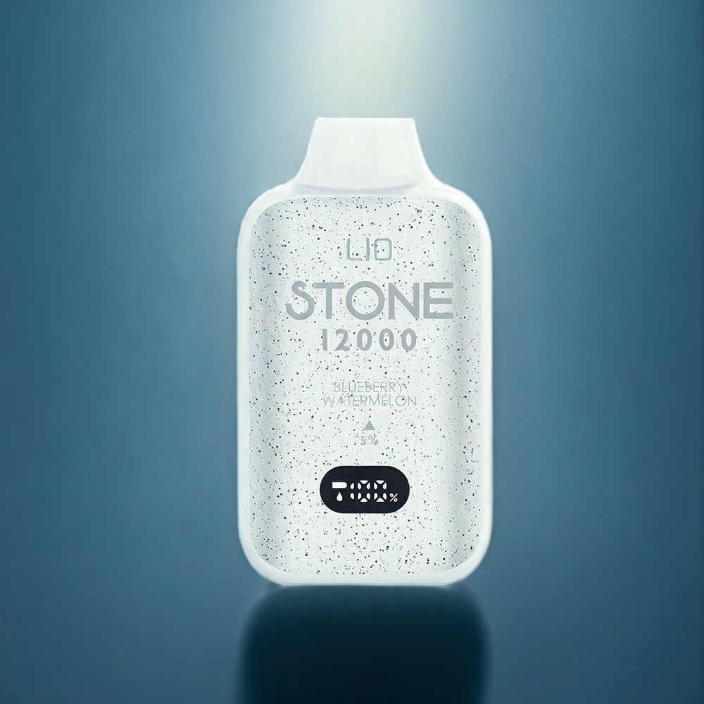 LIO Stone 12000 Puffs Engangs Vape Dansk Engros - Blåbær Vandmelon (550mAh, Type-C, 18ML)