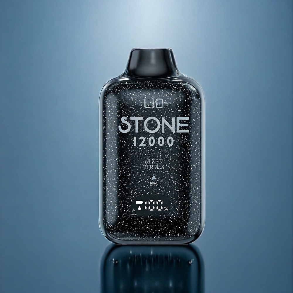 LIO Stone 12000 Puffs Engangs vape Dansk Engros med Blandede Bær - 18ML, 550mAh, Type-C Opladning