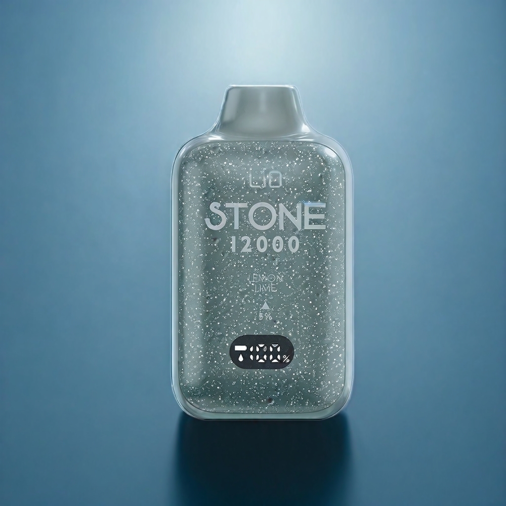 LIO Stone 12000 Puffs Engangsdamp Dansk Engros med Citron Lime - 18ML, 550mAh, Type-C Opladning