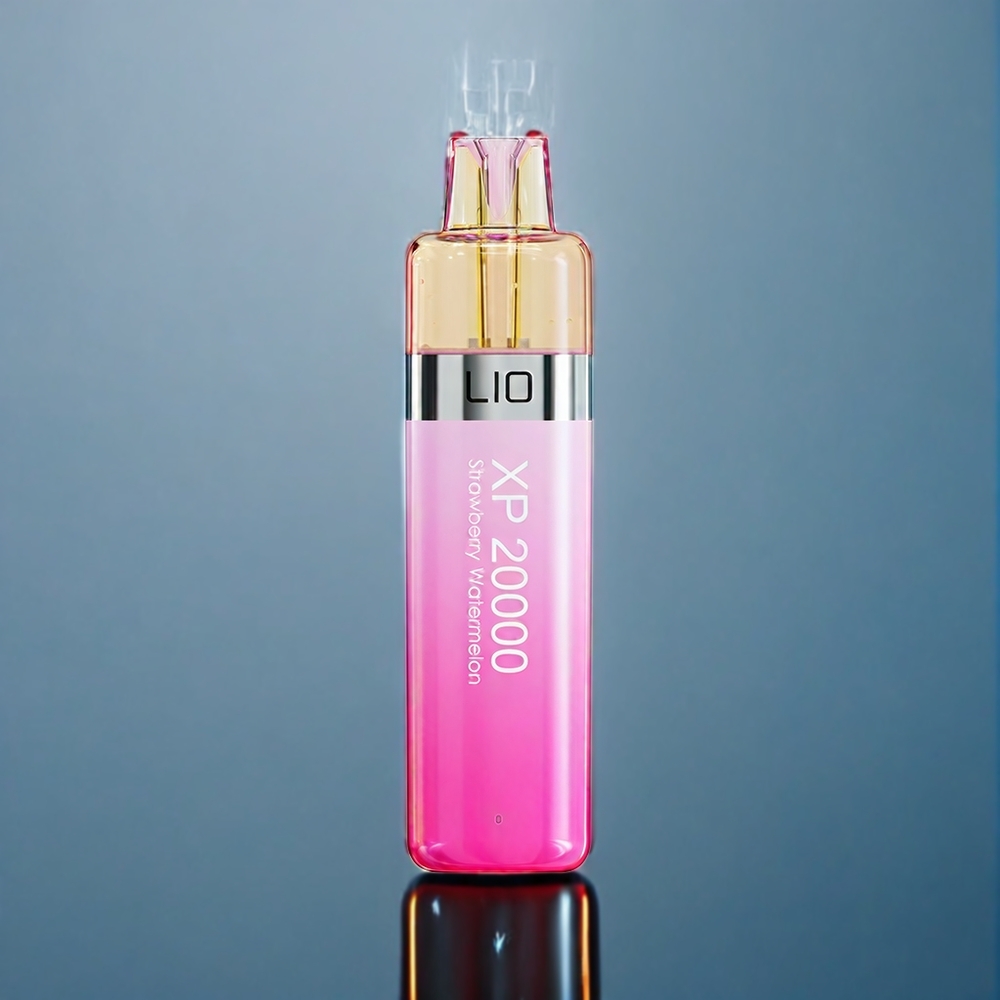 LIO XP 20000 Puffs Engangs Vape Dansk Engros - Jordbær Vandmelon - 12ML, 50mg, 0.8 Ohm Mesh spole