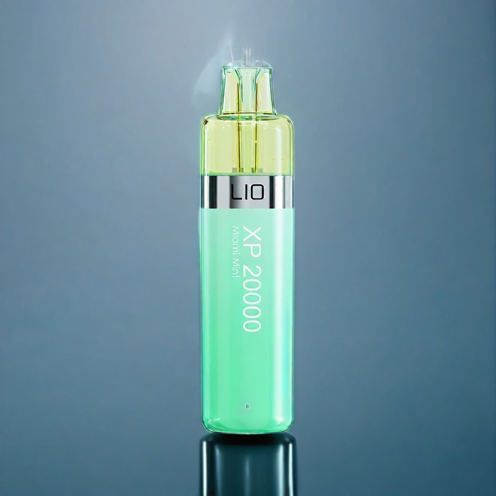 LIO XP 20000 Puffs Engangs vape Miami Mynte Dansk Engros med 12ML E-væske og 900 mAh Batteri