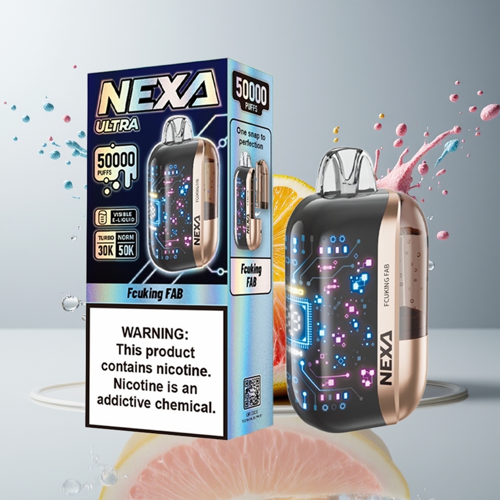 NEXA Ultra 50K Dansk Engros Disposable Vape med 20ml Kapacitet og 50000 Puffs