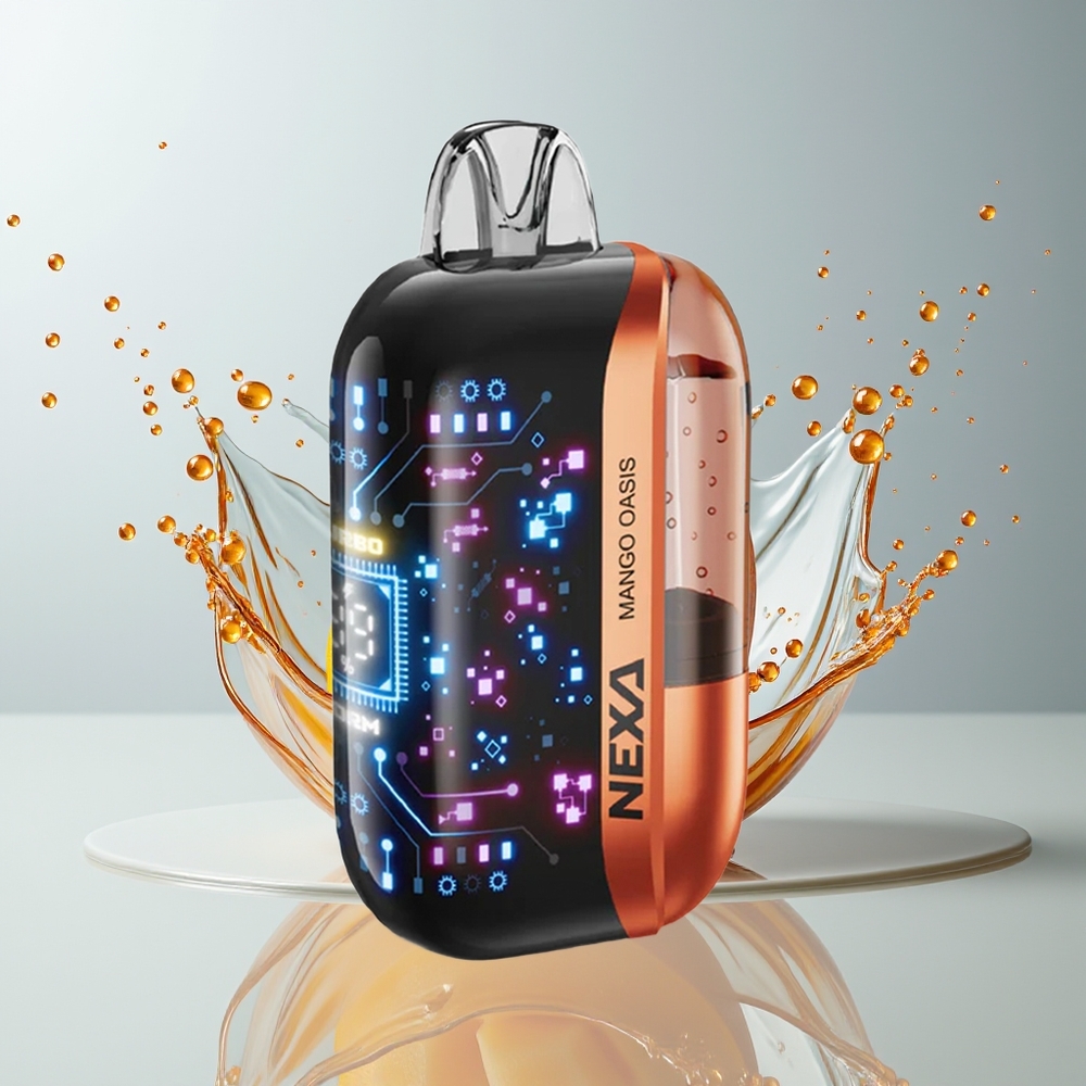 NEXA Ultra 50K Engangs Vape Dansk Engros med 20ml Kapacitet, 50000 Pust og Mango Oase