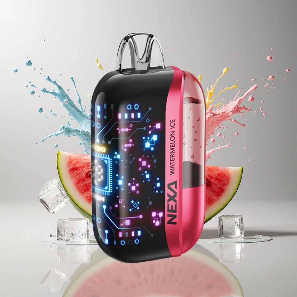 NEXA Ultra 50K Engangs Vape Dansk Engros med 20ml Kapacitet, 50000 Pust og Vandmelon Is