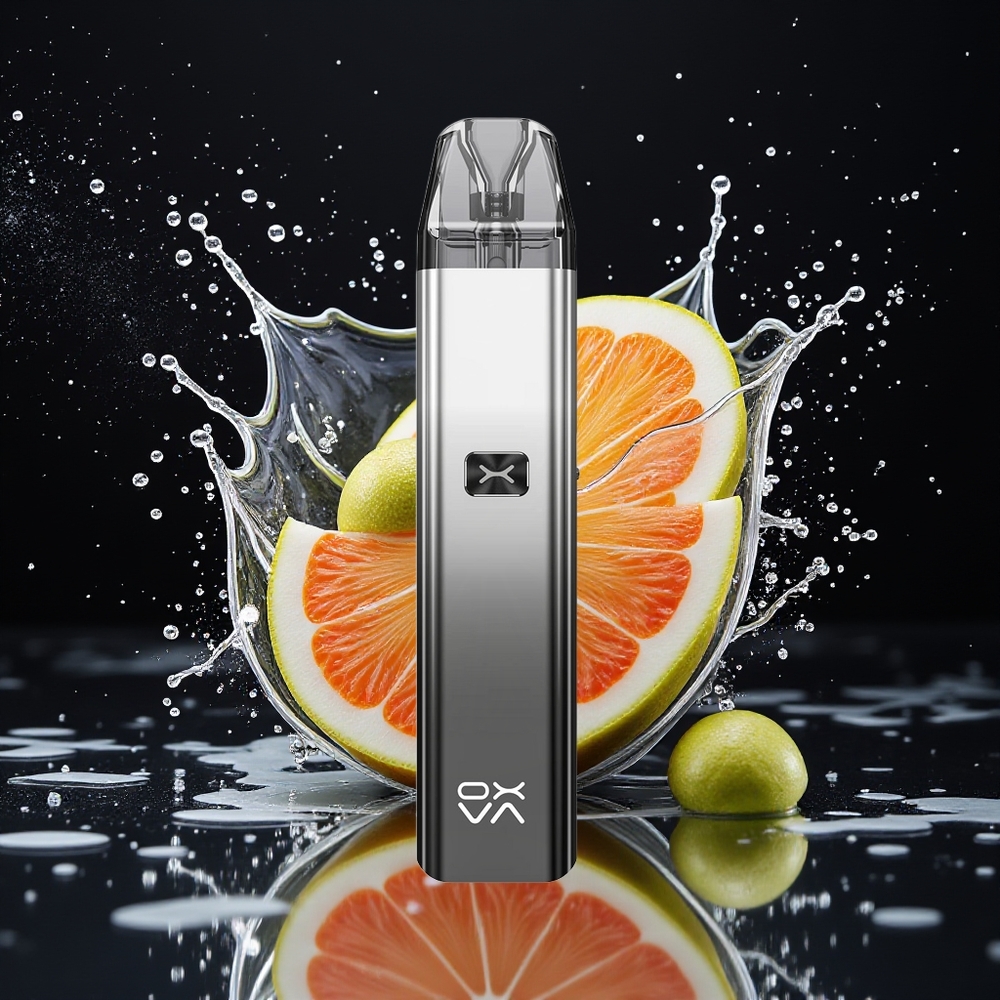 Oxva Xlim C Dansk Engros Pod Kit med 900mAh Batteri, 25W og 2ml Tank - Glinsende Sort Sølv