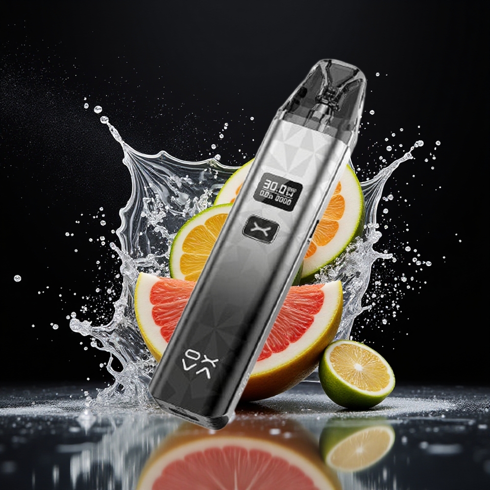 Oxva Xlim Classic Edition Dansk Engros – 1000 mAh Batteri, 30W Max Effekt, OLED Skærm, Sort Sølv