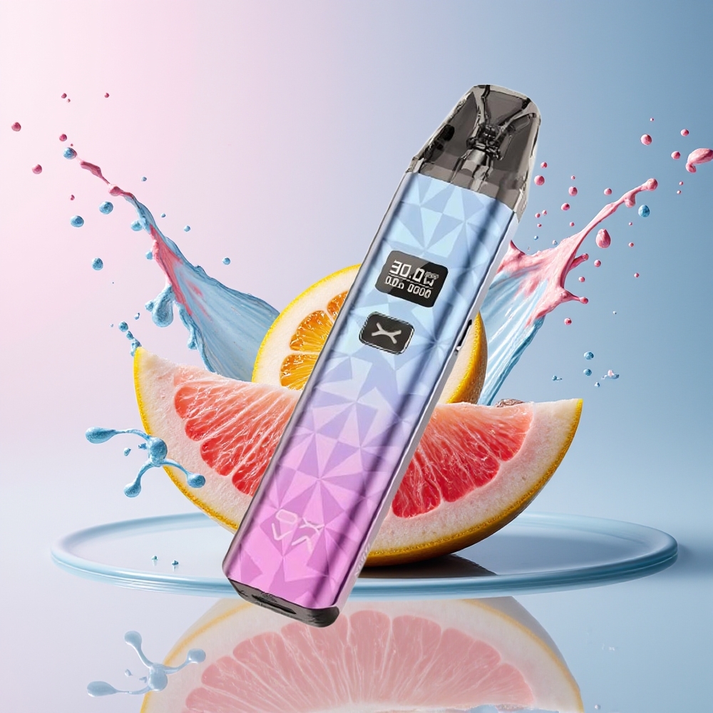 Oxva Xlim Classic Edition Dansk Engros – 1000 mAh Batteri, Type-C Opladning, 30W Maks Effekt, Lyserød & Blå