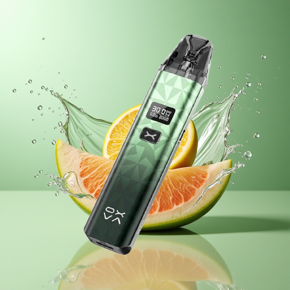 Oxva Xlim Classic Edition Dansk Engros - 1000 mAh Batteri, Type-C Opladning, Gradient Grøn