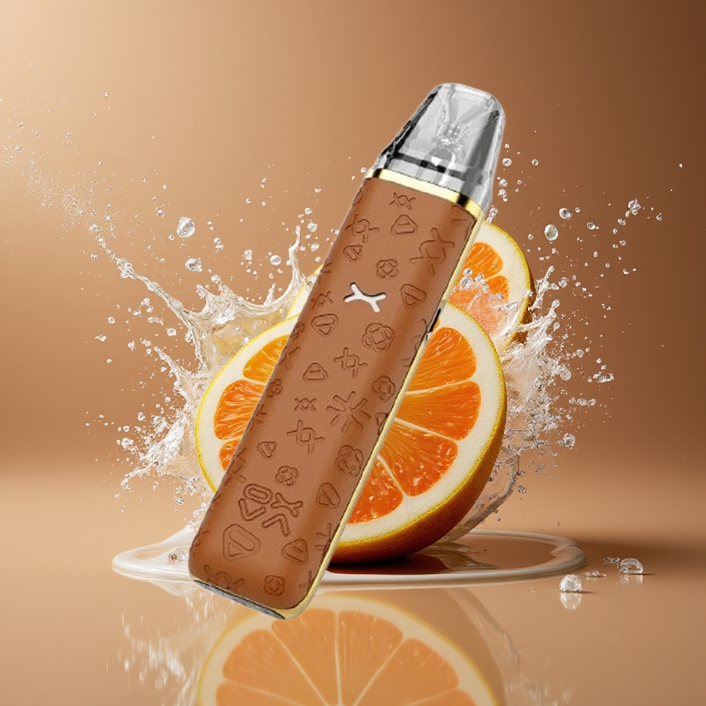 Oxva Xlim Go Dansk Engros 30W Luftstrømskontrol & RGB-indikator Luxe Brun