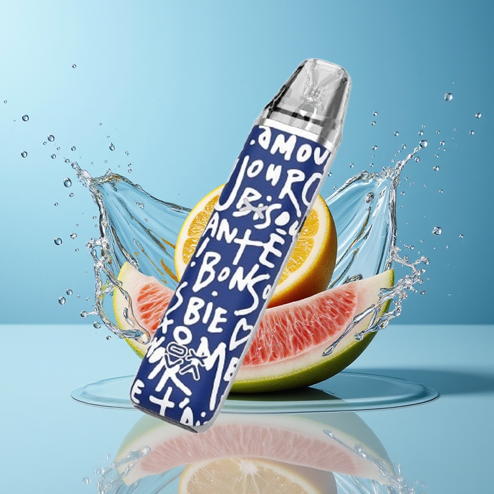 Oxva Xlim Go Dansk Engros - 30W Max Effekt, Præcis Luftflowkontrol, 1000mAh Batteri, Graffiti Blå