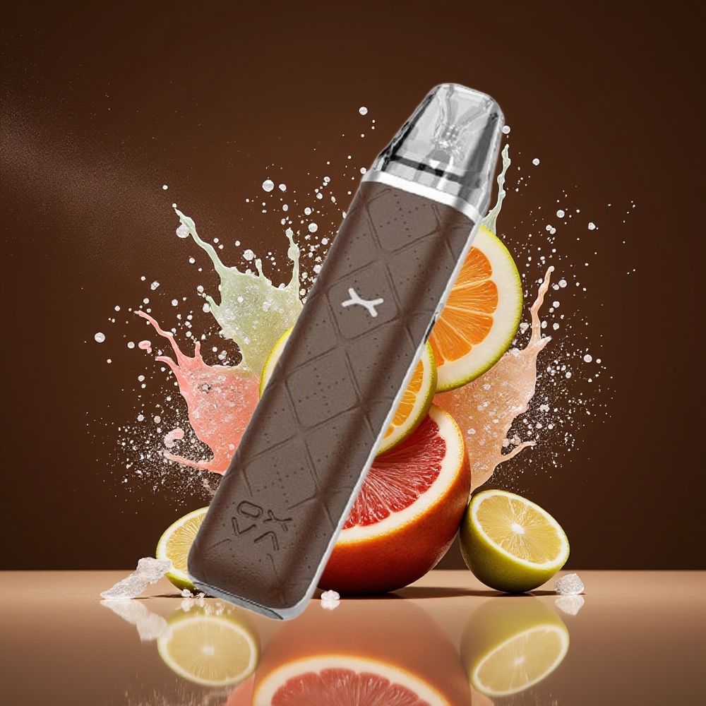 Oxva Xlim Go Dansk Engros 30W RGB Mørk Brun Topfyldning