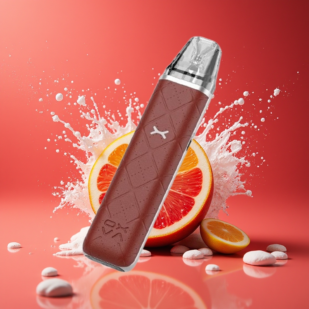 Oxva Xlim Go Dansk Engros 30W med RGB-indikator og 1000mAh batteri i rød