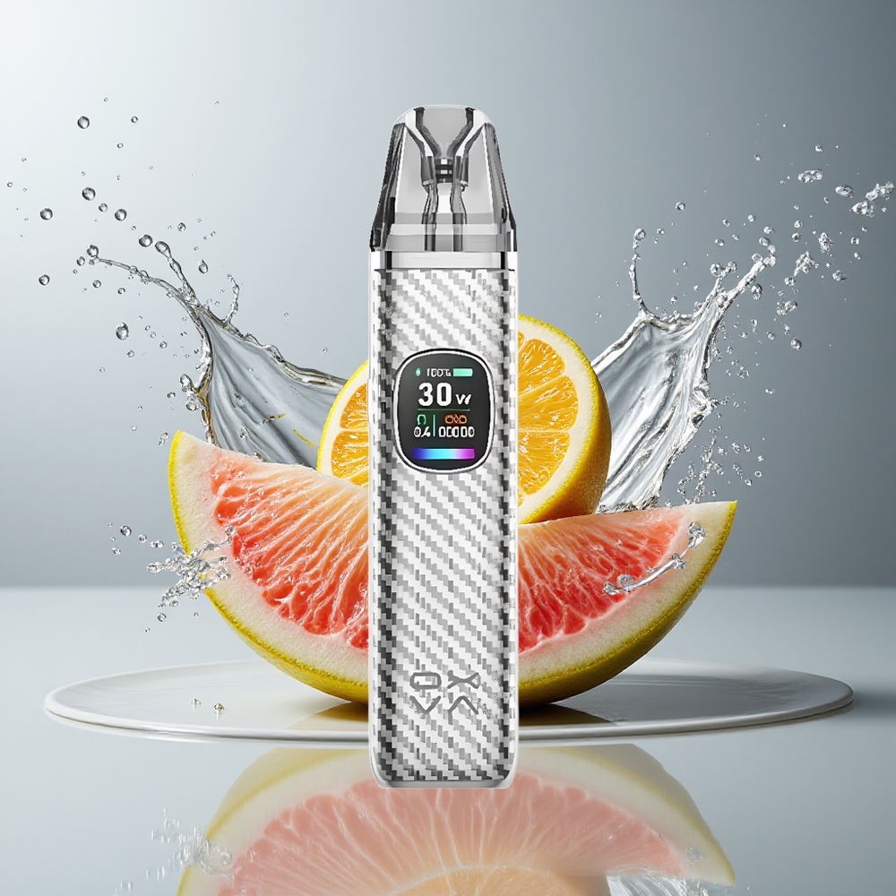 OXVA Xlim Pro 2 Dansk Engros - 1300mAh Batteri, 30W Output, Sølv Carbon