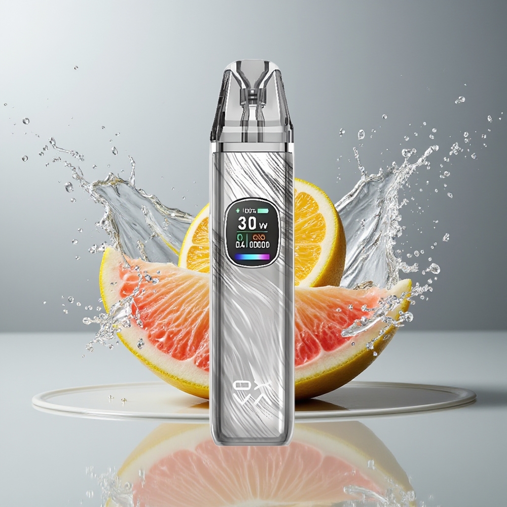 OXVA Xlim Pro 2 Dansk Engros med 1300mAh Batteri, 30W Output og 2ml Pod Kapacitet i Platinagrå