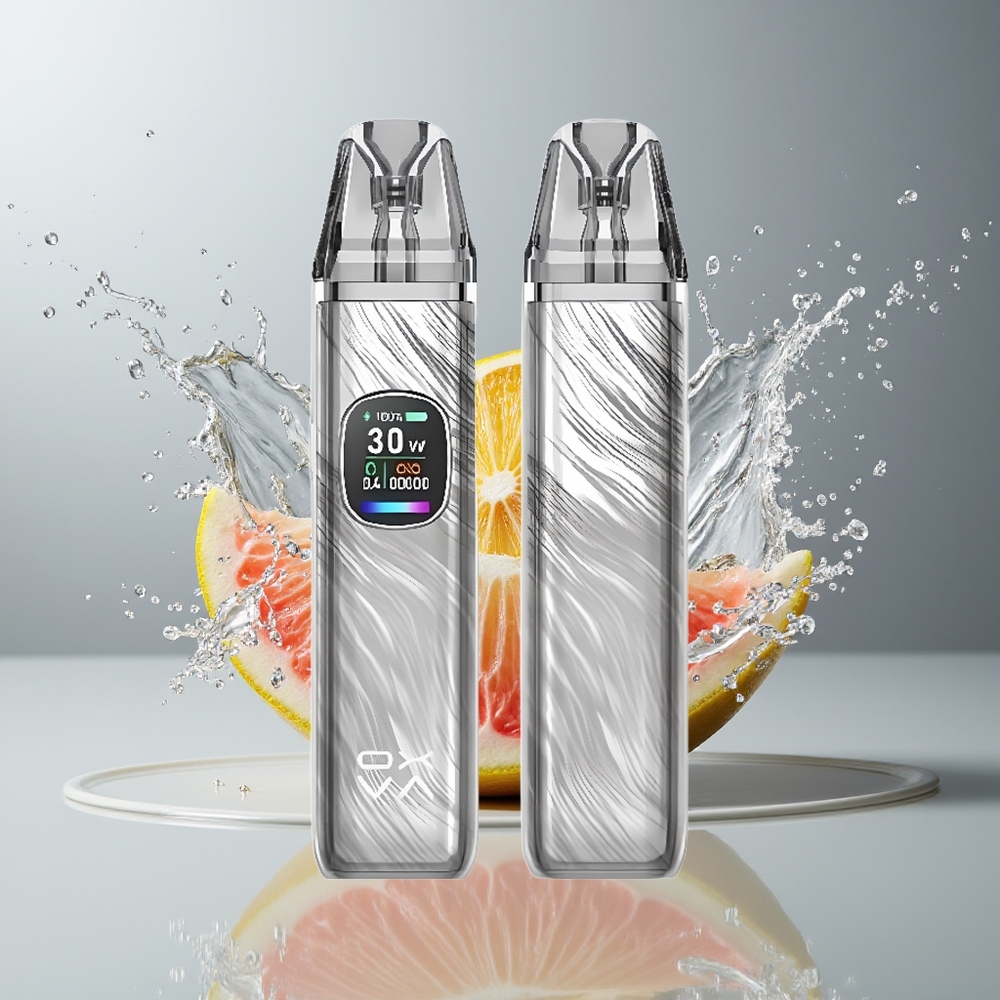 OXVA Xlim Pro 2 Dansk Engros med 1300mAh Batteri, 30W Output og 2ml Pod Kapacitet i Platinagrå