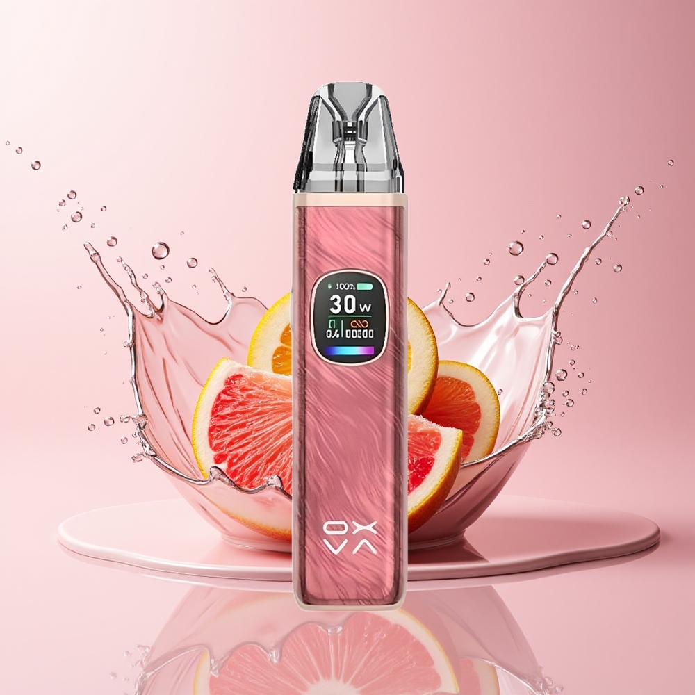 OXVA Xlim Pro 2 Dansk Engros med 1300mAh Batteri og Rosapink Pod