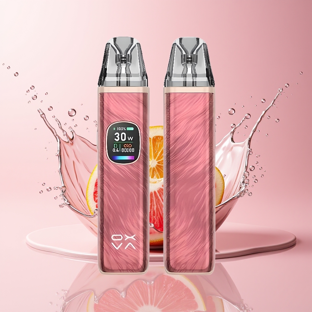 OXVA Xlim Pro 2 Dansk Engros med 1300mAh Batteri og Rosapink Pod