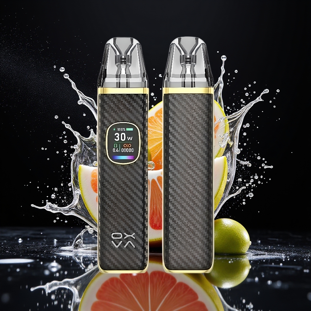 OXVA Xlim Pro 2 Dansk Engros med 1300mah Batteri, 30W Output og Sort Carbon Pod Kit