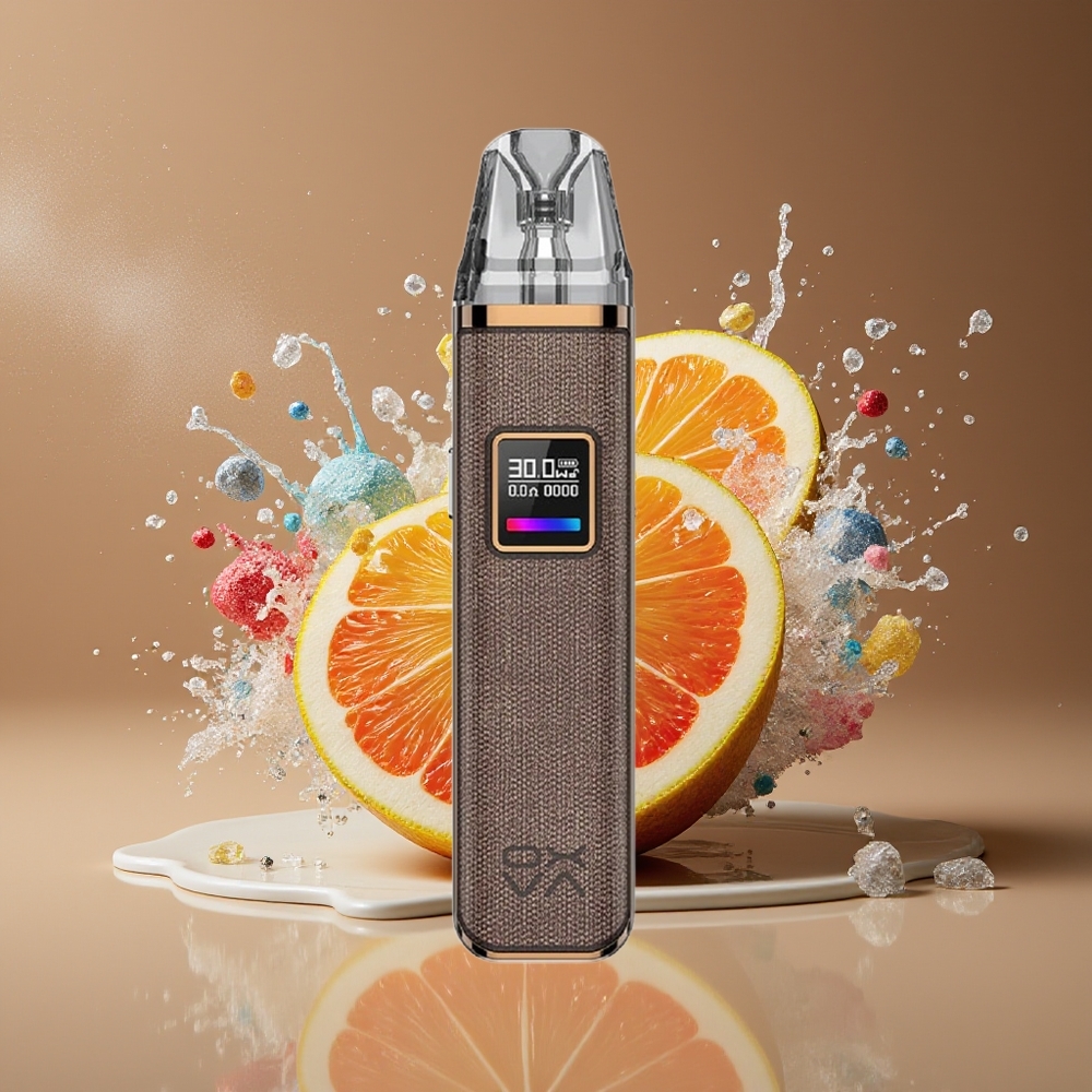 Oxva Xlim Pro Dansk Engros med RGB-lys, 30W og Denim Brun