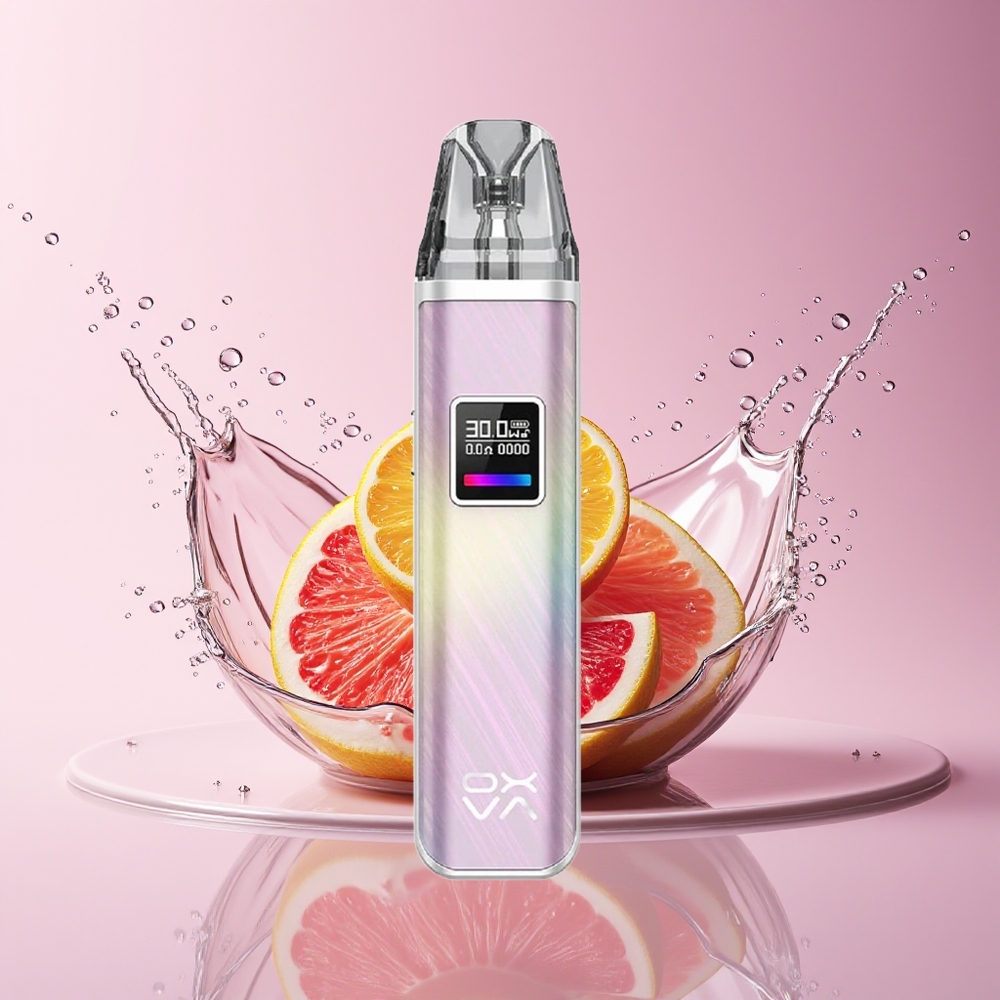 Oxva Xlim Pro Dansk engros med RGB-lys, 1000mAh batteri og Aurora Rosa