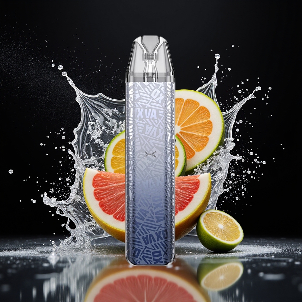 Oxva Xlim SE Classic Edition Dansk Engros - 900mAh Batteri, 25W Max, MTL Damp, Sort Sølv