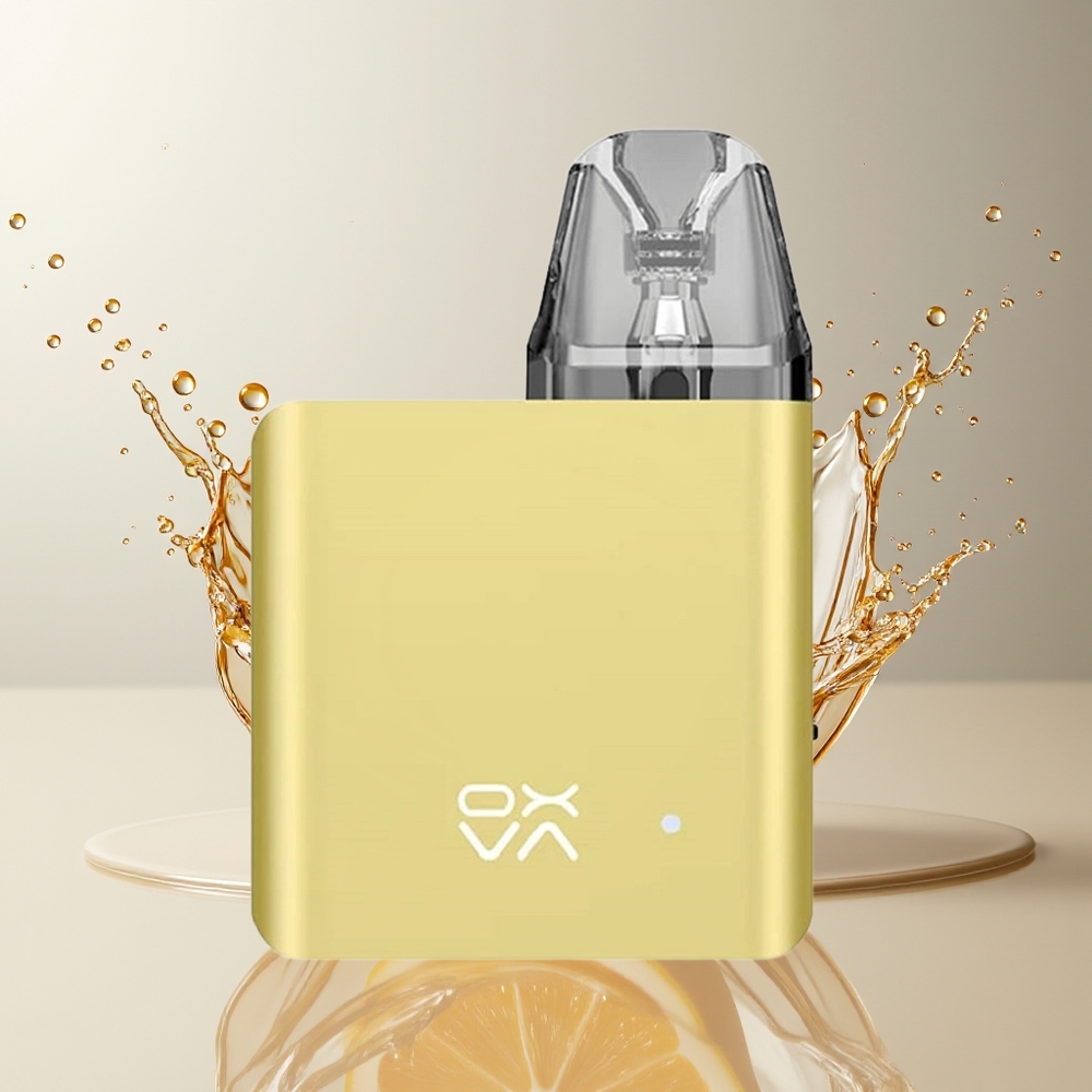 Oxva Xlim SQ Dansk Engros – 900mAh Batteri, 25W Maks Effekt, 44g Vægt, Type-C Opladning, Guld