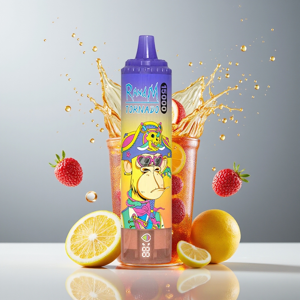 RandM Fumot Tornado 15000 Puffs Dansk Engros – 25ml Kapacitet, 850mAh Batteri, Mesh Coil, Cola Is