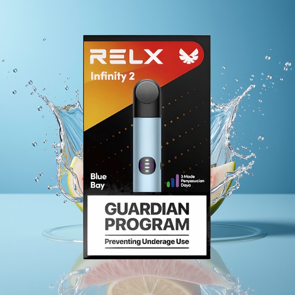 RELX Infinity 2 Dansk Engros Vape Enhed med 1.9 ml Pod og 440mAh Batteri – Blå