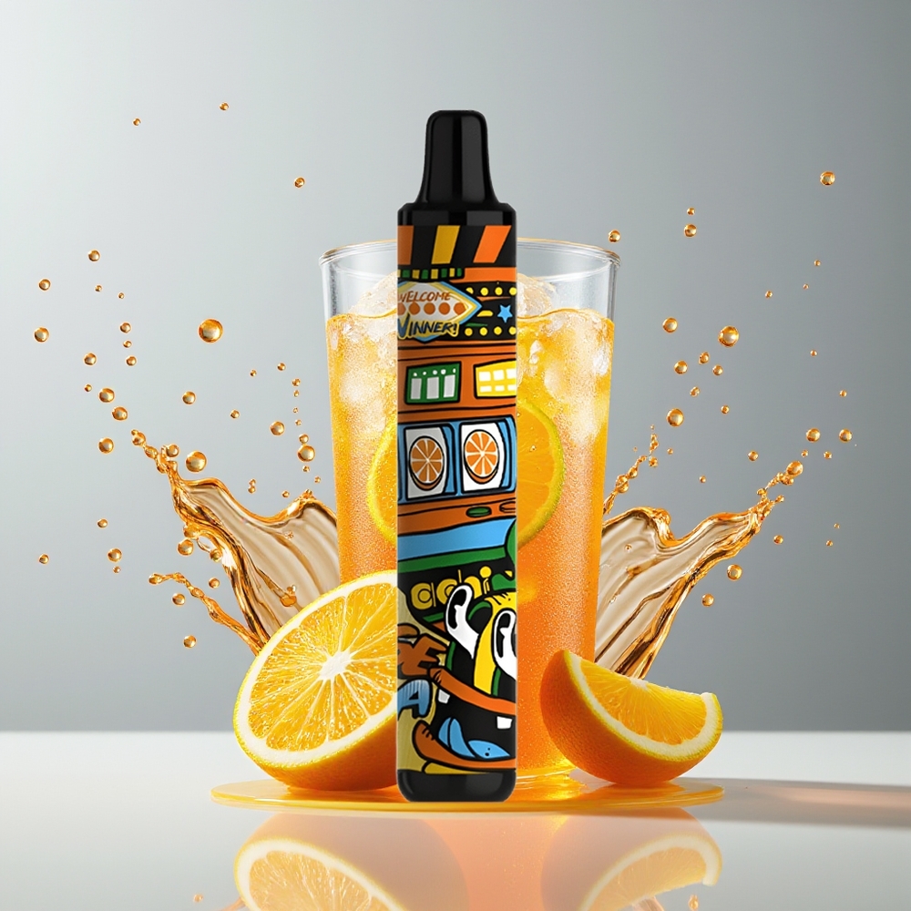 SMOK MINIONE 1600 Puffs Engangs Vape Dansk Engros – 4.5ml Kapacitet, 800mAh Batteri, Appelsinvand Smag