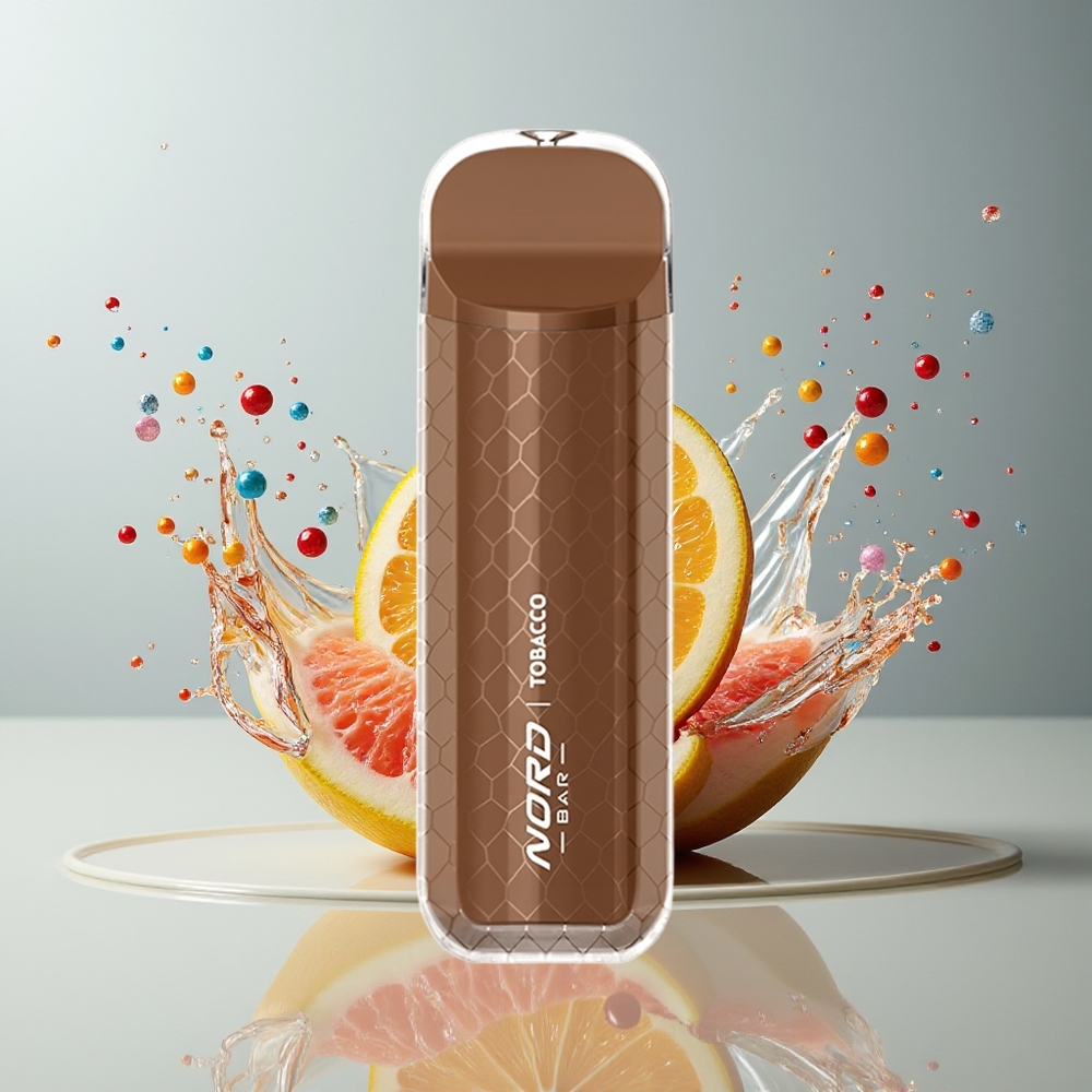 SMOK NORD BAR 4000 Puffs Engangs E-Cigaret Dansk Engros – 8,5ml E-Væske, 600mAh Batteri, Tobak